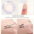 Full Coverage Waterproof Concealer – Hides Tattoos, Scars & Blemishes, Natural Matte Foundation for All Skin Tones, Long-Lasting