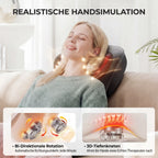 Massager with Heating, 3D Shiatsu Massager for Relaxation, Heated Massage With Shiatsu Kneading Massage, Best Gift for Men Women