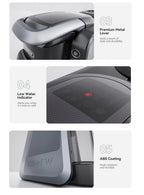HiBREW 6 in 1 Multiple Capsule Coffee Machine Hot/Cold DG Nes Capsule ESE Pod Tea Basket Ground Coffee Cafeteria 20Bar H6