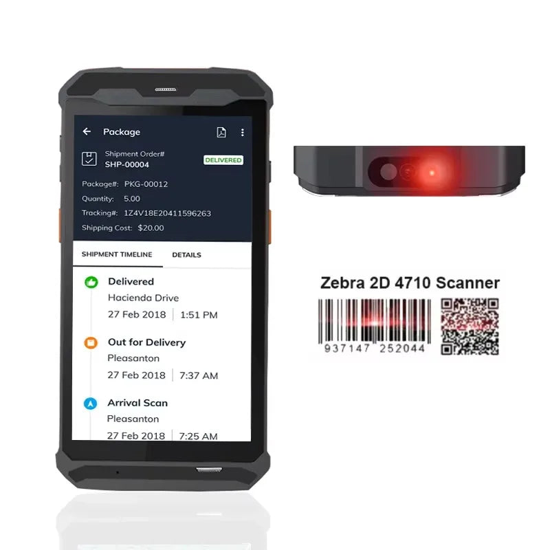 Handheld 125khz-134.2khz RFID Animal Ear Tag Reader Android PDAs Scanner for Cattle/goat Dairy Farm Livestock Data Management Main image