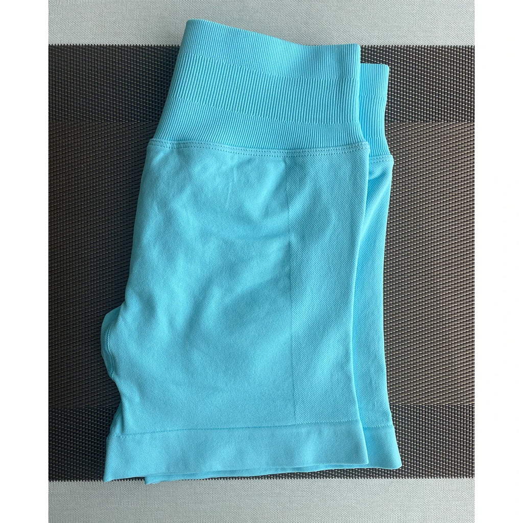 TKITK Shorts Seamless Yoga Pants Women's Fitness Outfits Shark Bite Shorts for Gym Running Cycling Bike Wear Leggings