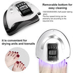 Nail Polish Kit Acrylic Nail Kit Poly Nail Gel Set With Nail Lamp Nails Extension Glitter Gel UV Building Gel Manicure Tools Set