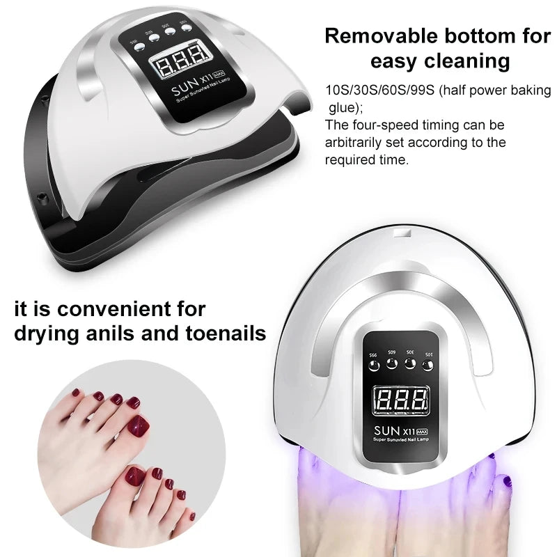 Nail Polish Kit Acrylic Nail Kit Poly Nail Gel Set With Nail Lamp Nails Extension Glitter Gel UV Building Gel Manicure Tools Set