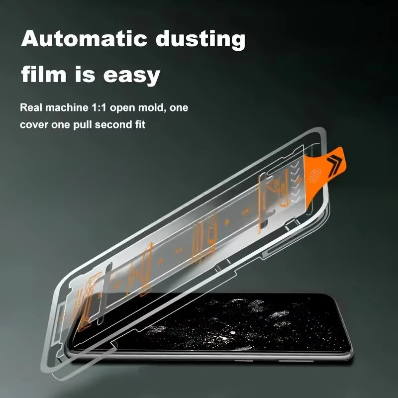 HD Screen Protector For Samsung A57 A17 A16 A56 5G A55 A36 A35 A26 A24 A15 A14 A13 A12 A71 A72 A73 Dust Free Easy Install Glass