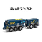 RC Electric Train Set Locomotive Magnetic Train Diecast Slot Toy Fit for Brand Wooden Railway Tracks Toys for Children Gifts