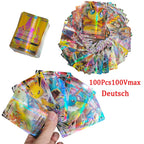 60-100Pcs New English French Spanish Pokemon Cards GX MEGA EX TAG TEAM Vstar Game Battle Card Hot Sale Collection Card Kids Gift