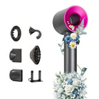 Ionic Hair Dryer 5 In 1 With Diffuser Professional Hair Care Appliances Women Salon Barber Leafless Hairdryer Super Hair Dryer