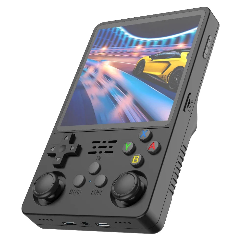 Portable Game Console R36S Plus, 64-Bit Linux System, 4.0 Inch IPS Screen, Handheld Pocket Video Game Player with RK3326 Chip