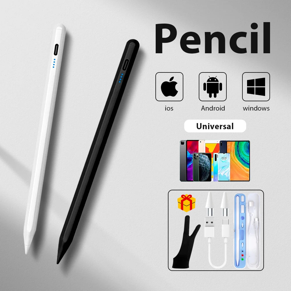 Universal Stylus For Android Ios Windows Ipad Pencil With Magnetic Adsorption Tablet Accessory For Huawei Xiaomi Samsung Pencil Main image