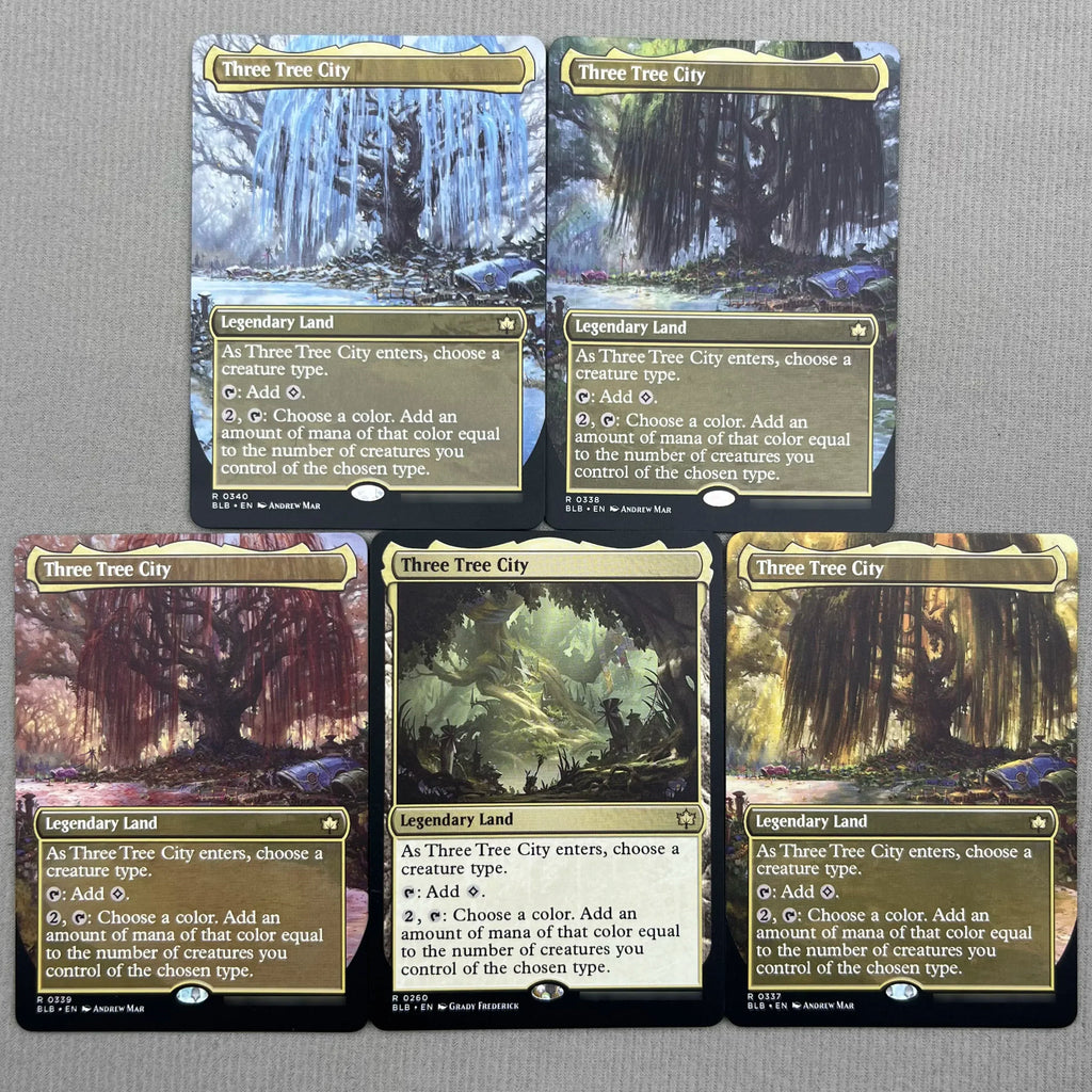 BIG MH3 OTJ OTP HOLO7-Ⅰ01 Tcg cards proxys Magical  Simulacrum Synthesizer and Power Vaultborn the Tyrant Ulamog, Gather