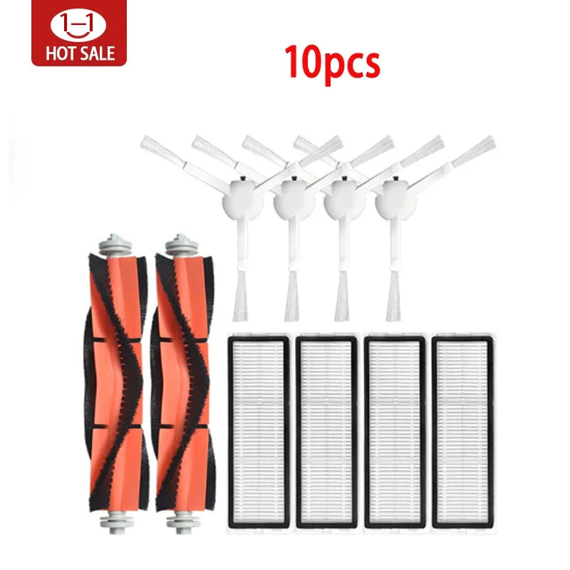 For Xiaomi Mijia 1C 1T Mi Robot Vacuum Mop Dreame F9 Hepa Filter Main Side Brush Mop Cloth Robotic Vacuum Cleaner Accessories