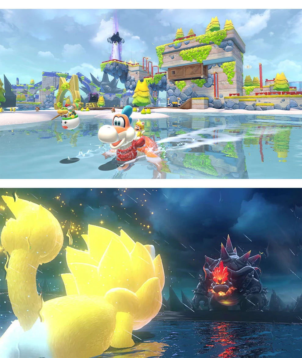 Super Mario 3D World Bowser Fury Nintendo Switch Game Deals Official Physical Game Card Action Genre for Switch OLED Lite