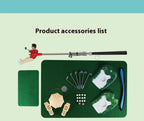 Mini Golf Toy Set, Desktop Indoor Golf Game with Course Cloth & Clubs, Interactive Family Sport Game for Kids Adults