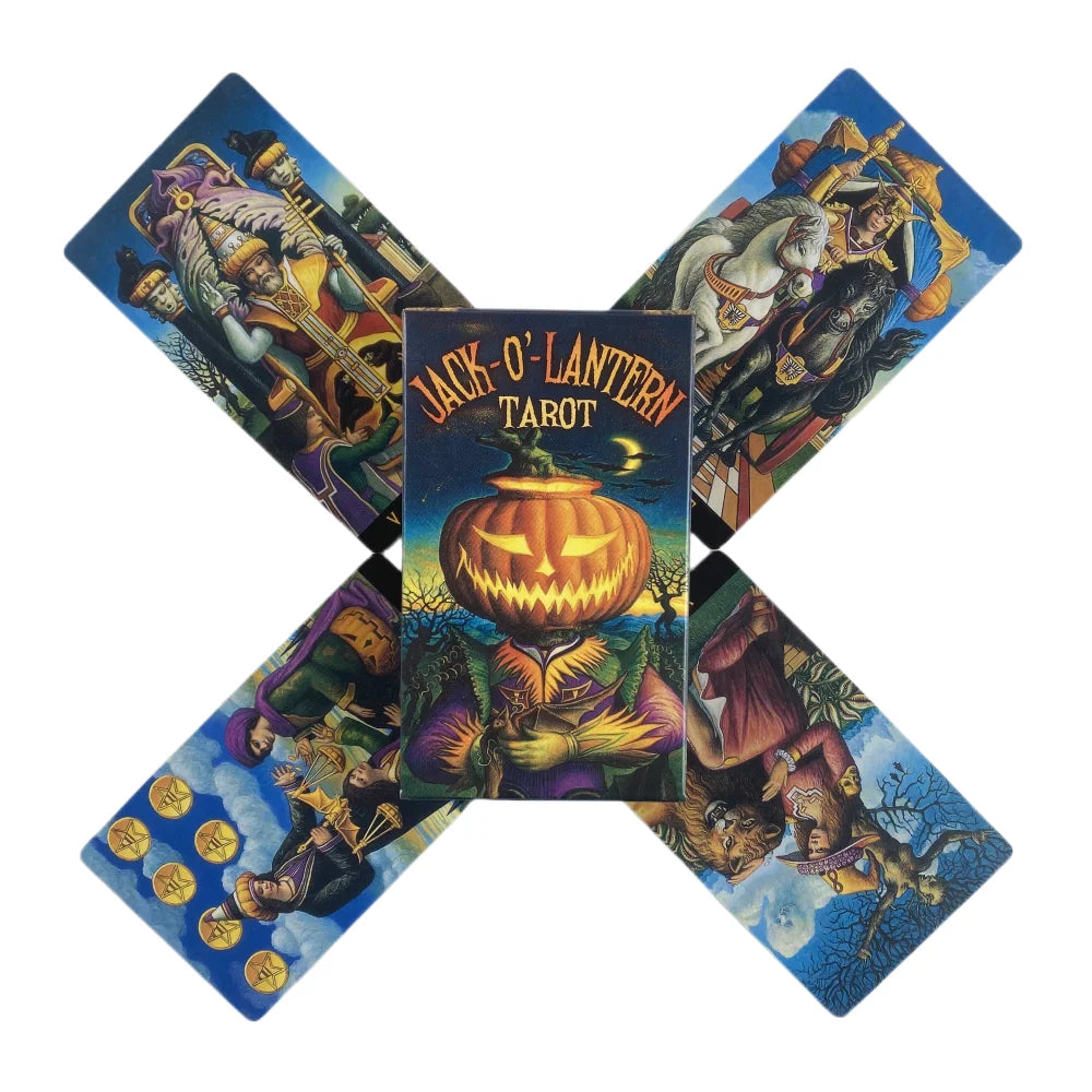 Jack-O'-Lantern Tarot Cards A 78 Deck Oracle English Visions Divination Edition Borad Playing Games Main image