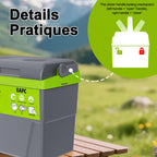 10L 20L Mini Refrigerator 12V/220V Fridge Freezer Portable Compressor Cooler and Heater Ice Box for Driving Camping Picnic