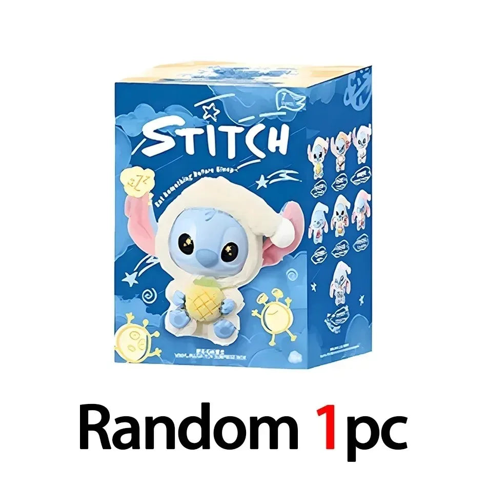 2025 Sales Stitch Blind Box Bag Eat Some Thing Before Sleep Series Vinyl Pendant Cute Doll MysteryBox Fluffy Doll Surprise Gift