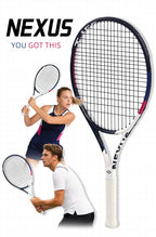 NEXUS Carbon Tennis Racket, Speed Aesthetic Design, Wide Stable Triangle Frame, Low Wind Resistance & High Control Power