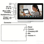 10.1 INCH 2GB RAM 32GB ROM V9 Tablet PC MT8167 CPU Android 9.0 Quad-core Supports WIFI 1280 x 800 IPS Screen Dual Camera