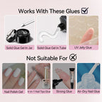 UR SUGAR 3PCS False Nails Set With 420Pcs Matte Soft Gel Tips Solid Glue Gel Remover Quick Nail Extension Kit Nail Beauty Starte