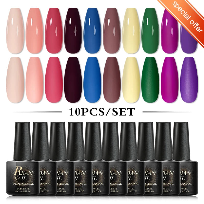10/12PCS/SET Cat Magnetic Gel Nail Polish Set 9D Reflective Glitter Gel Semi Permanent UV Gel Soak Off Sparkling Nail Art Kits