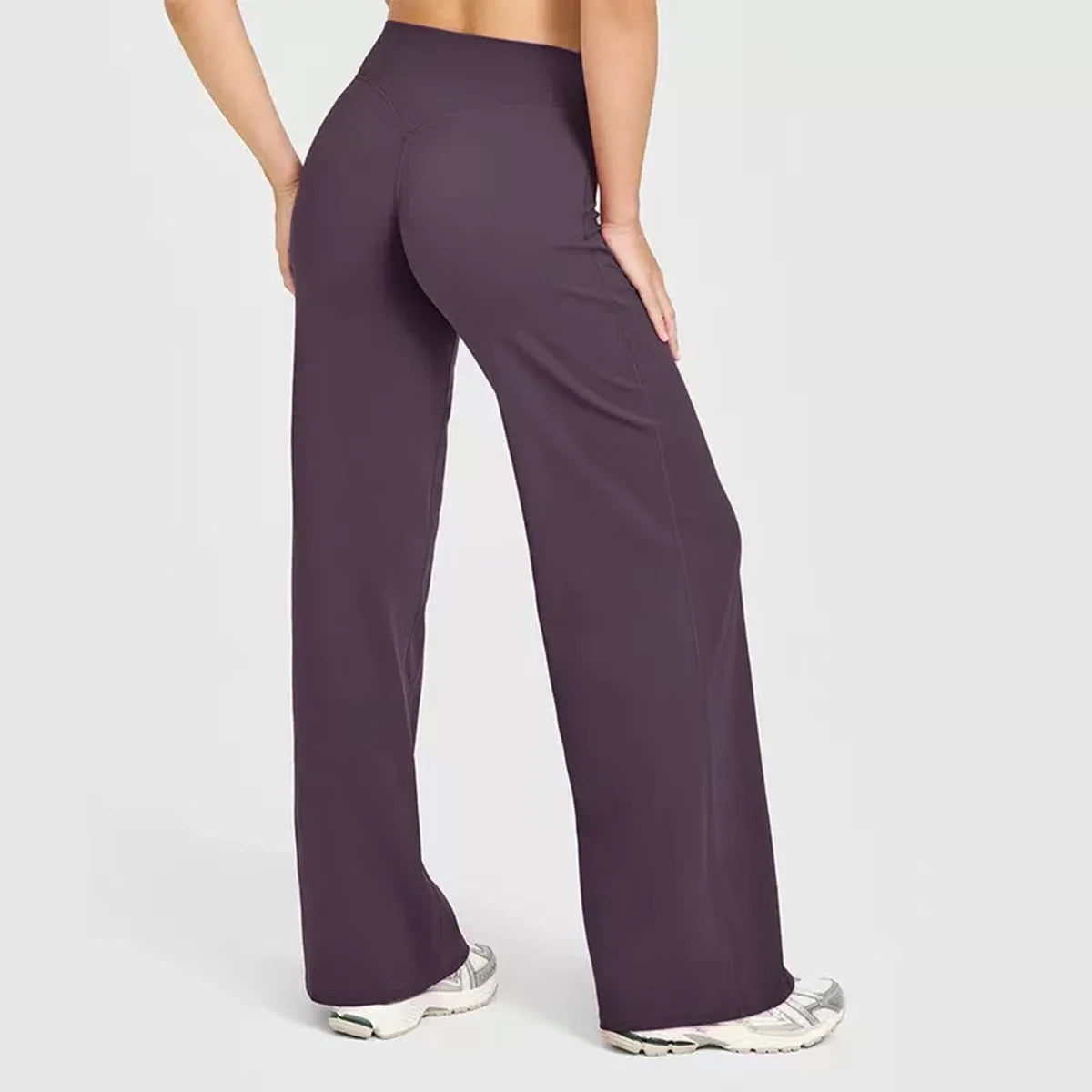 Flared Leggings Straight Leg Leggings Woman Wide-leg Pants Yoga Breathable Fitness Clothing Versatile Casual Pants