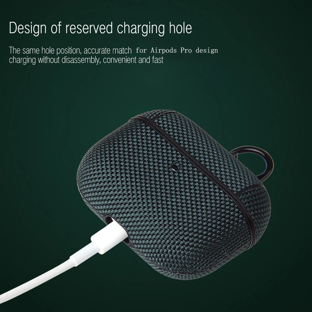 Case for Airpods Pro 2 nylon For AirPods Pro Textile Cloth Air pods 3 2 Airpod pro anti Fingerprints protector for Airpods 3 2 1