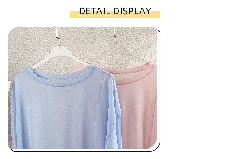 Women's Yoga Shirts Sports Tops Long Sleeve O-neck Breathable Running Shirt Loose Fitness Clothes Gym Sportwear Pilates T-shirts