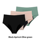 3PCS/Lot Menstrual Panties Woman Very Abundant Flow Menstruation Underwear High Waist Leak Proof Period Panties for Girls Set