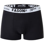 4/10 Piece Men's And Teenagers' Four Season Black Basic Versatile Elastic Waisted Underwear Boxer Shorts Plus Size Sport Shorts