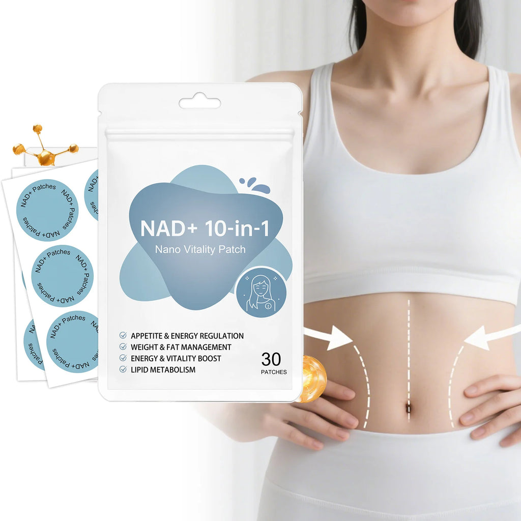 NAD Supplement Patches Enhance Cellular Energy Immune Support Rejuvenating Skin Lasting Slimming NAD+ Boosting Transdermal Patch