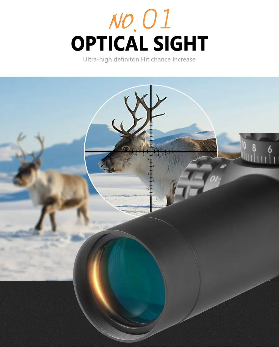 1-5x24 Scopes Compact Scope Hunting Scopes Tactical Sight Wide Angle Sight