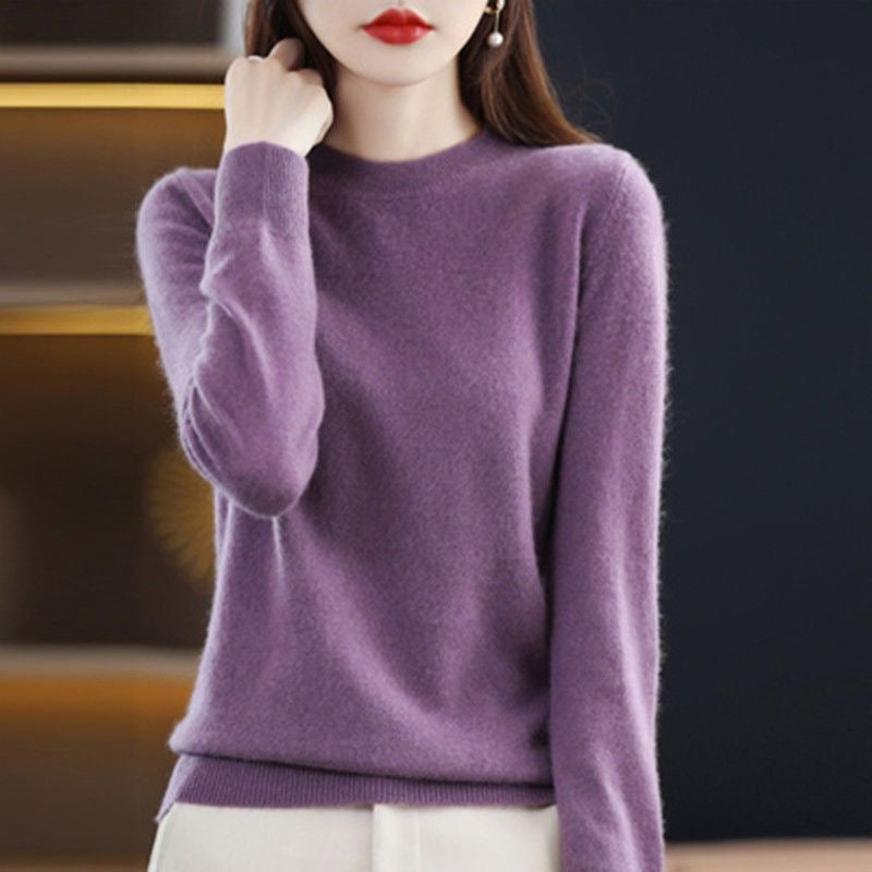 New Women Sweater O-neck Autumn Winter Basic Pullover Warm Casual Pulls Jumpers Korean Fashion Spring Knitwear Bottoming Shirt