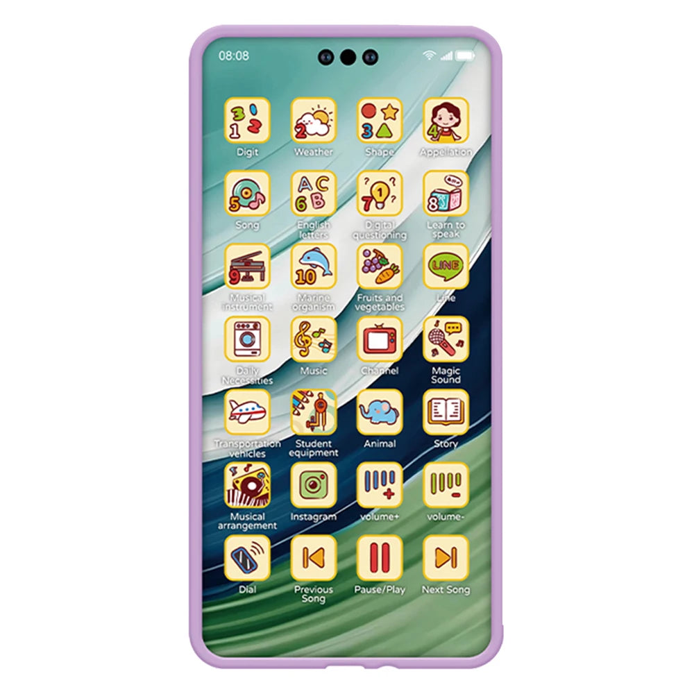 Toy Cell Phone Educational Toys Cellphone Baby Kid Educational Toy Phone Mobile Phone Model Toy for Children Birthday Xmas Gift Main image