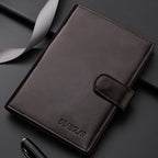 Stylish Travel Passport Bag Multi-Card Card Holder Portable Multi-Function Men's Wallet