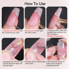 UR SUGAR 3PCS False Nails Set With 420Pcs Matte Soft Gel Tips Solid Glue Gel Remover Quick Nail Extension Kit Nail Beauty Starte