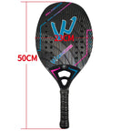 Camewin 3K Beach Tennis Racket Full Carbon Fiber Rough Surface Outdoor Sports Racket For Men Women Adult Tennis Racket The New