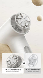 MIJIA Lint Remover 2,Fabric Shaver Clothes,180min Battery,6-Blade Strong Suction,USB Rechargeable,Fluff Pellet Removers