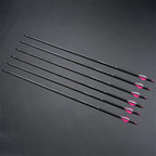 Toparchery Archery Pure Carbon Arrows, Brazier Feather, Spine 300/350/400 Outdoor Hunting Shooting Recurve Bow Arrow Accessories