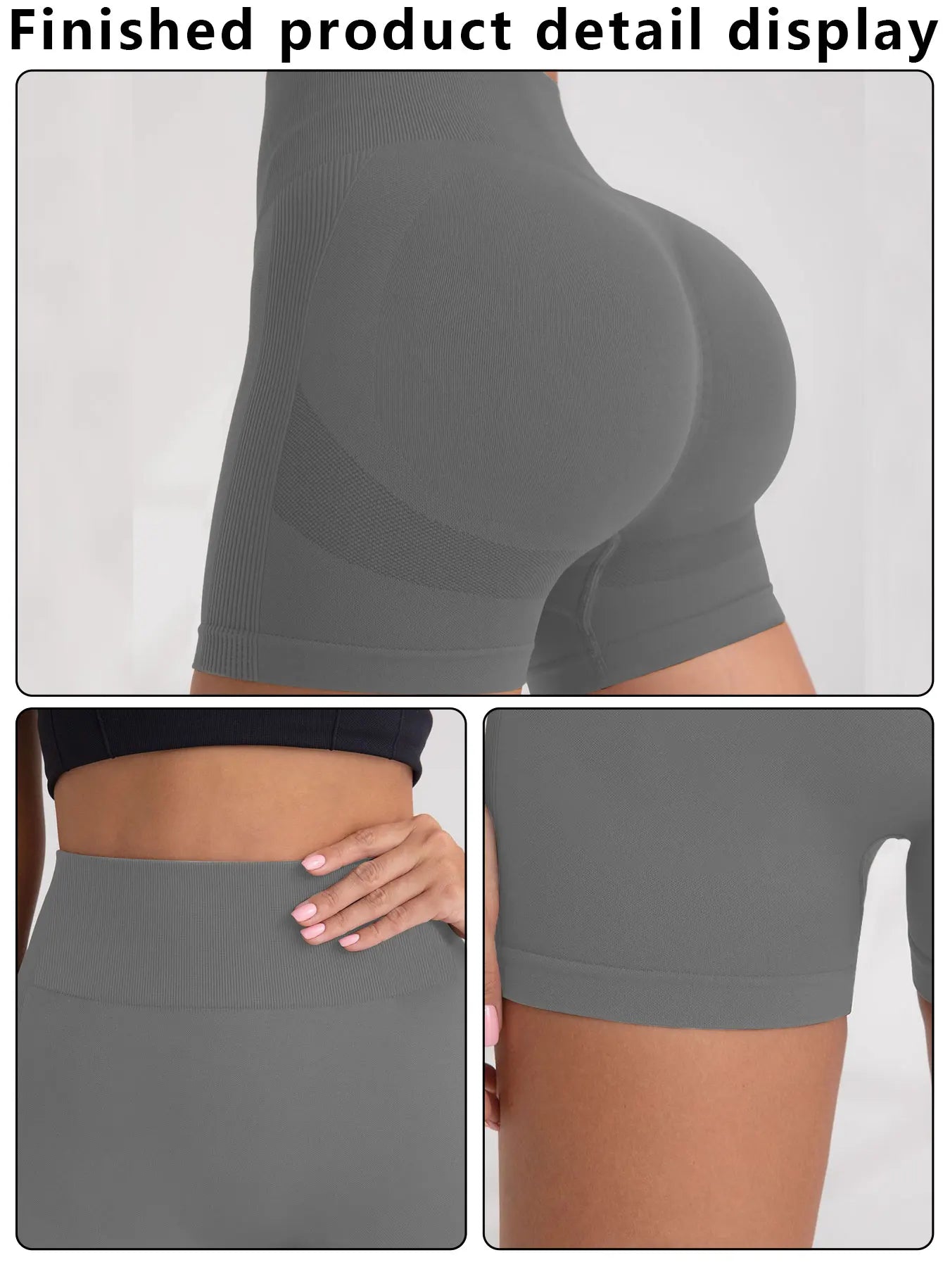 CZGUKE Ladies' outdoor sports shorts fitness pants gym warm-up yoga pants high-quality tight jogging shorts and cycling shorts