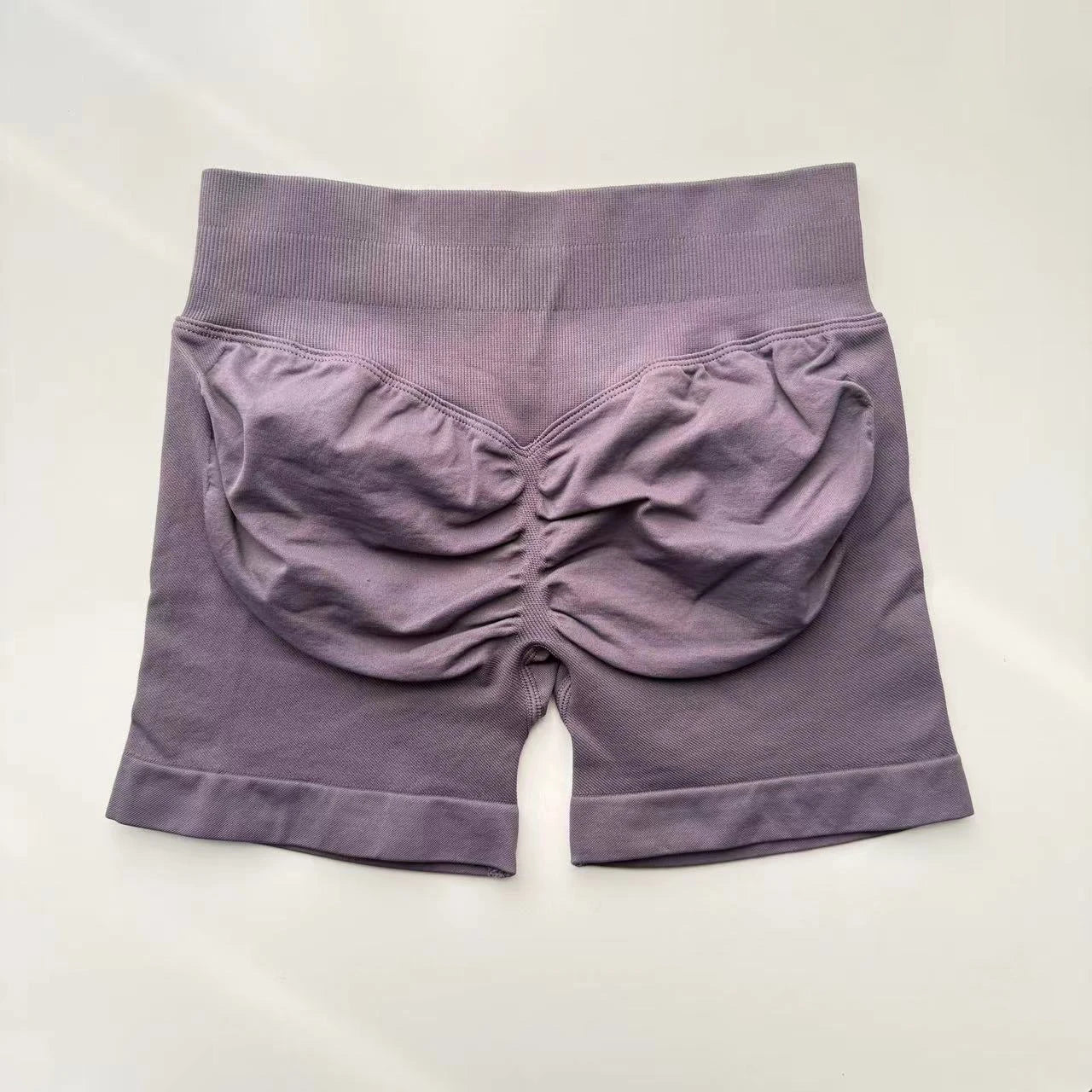 Impact Shorts 4.5" Seamless High Stretch Low Ribbed Band Subtle Glute Contour Shorts Fitness Workout Yoga Gym Shorts