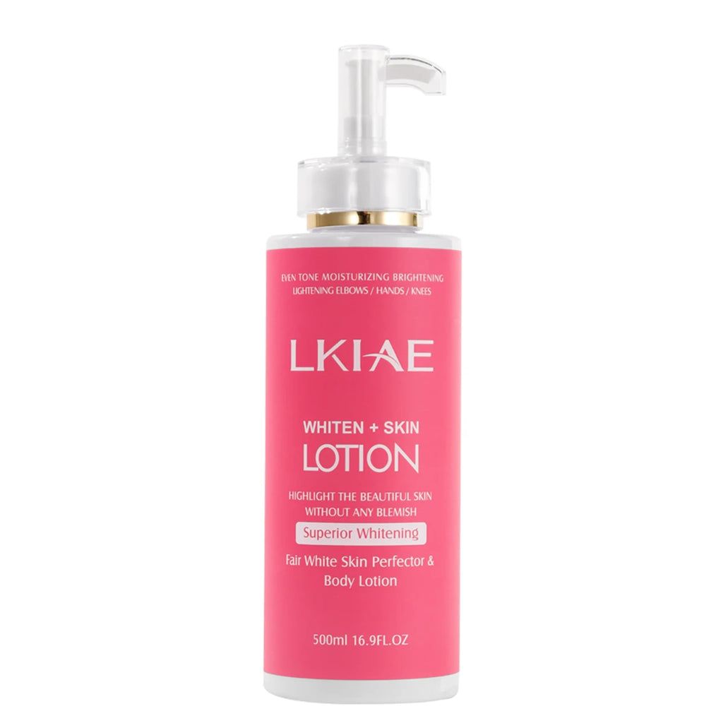 AILKE Superior Whitening Body Lotion, Moisturizing, Smooth Skin, Reduce Dark Spots, With Rose Essential Oil, Niacinamide, 500ml