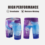 MALFC Summer Men's Swim Jammer Short Training Swimsuit Quick Drying Beach Swimming Trunks Swimwear Sports Tights Surf Shorts