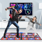 HDMI Double Dance Mat Yoga Fitness Dance Games With MV/3D/Cartoon Dance Mode, Self-Update Non-Slip Wireless Double Dance Pad