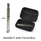 Shavcooo Glide Pro 4D Stainless Steel Safety Razor Eco-friendly Dual Half Shaving Shaver for Men Women Gift kit with Travel Box