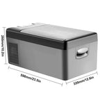 Sihao Mini Fridge Refrigerator Portable Car Freezer 15L/20L 12V/24V Compressor Cooler for Traveling Camping Outdoor Activities
