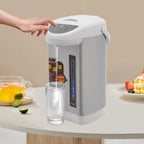 4L Electric Water Boiler & Warmer, 750W Stainless Steel Hot Water Dispenser with 3 Dispensing Modes, 90°C Keep-Warm