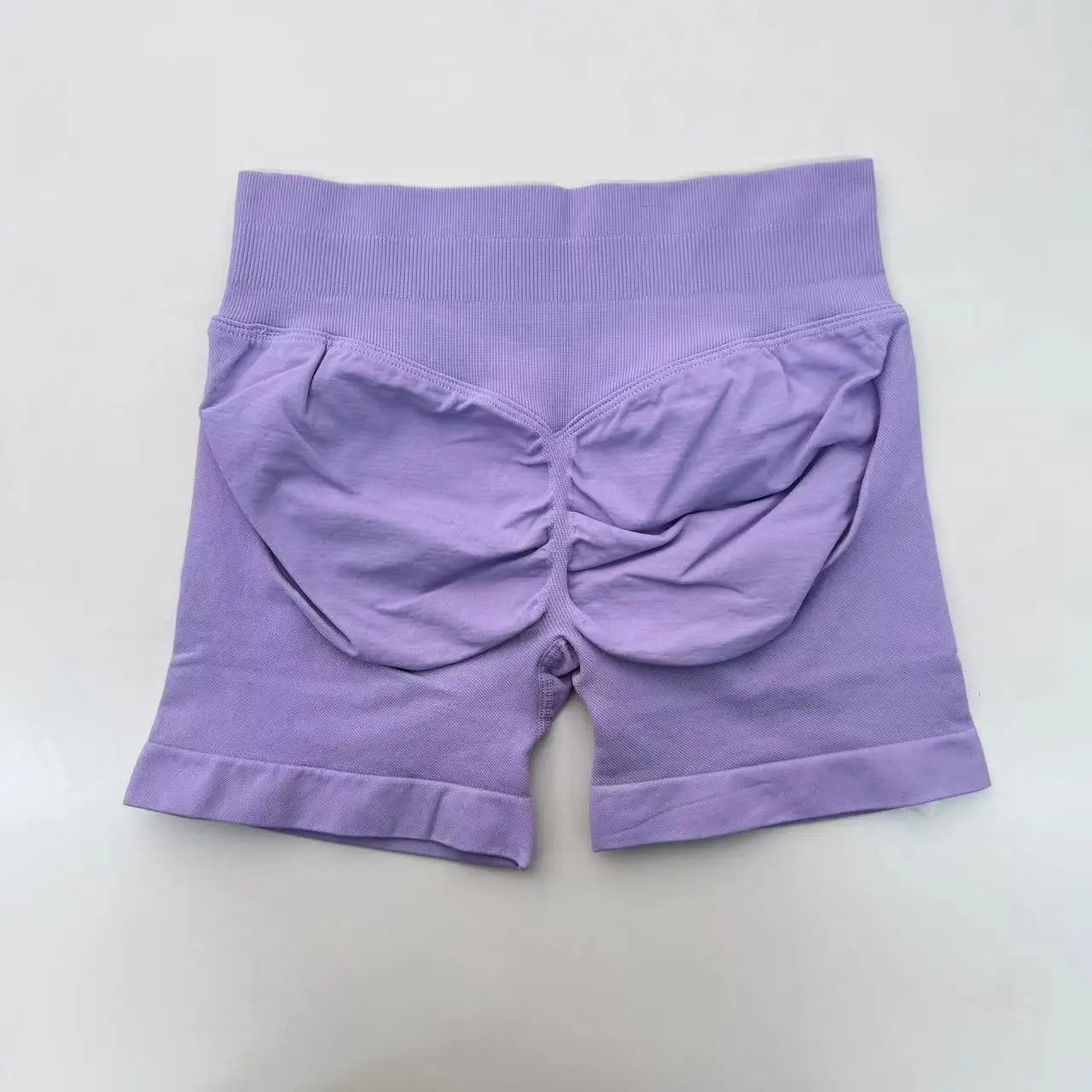 Impact Shorts 4.5" Seamless High Stretch Low Ribbed Band Subtle Glute Contour Shorts Fitness Workout Yoga Gym Shorts
