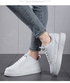 Fashion Women Casual Shoes Breathable Walking Flat Shoes Sneakers White Female Footwear Sports Running Outdoor Walking For Men