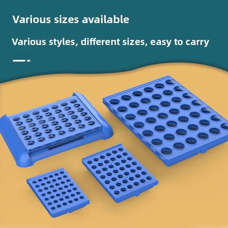 Classic Connect Four Board Game Four in a Row-2 Players Strategy Puzzle Toy for Family Game Kids Adults Durable Plastic Grid Set Secondary image