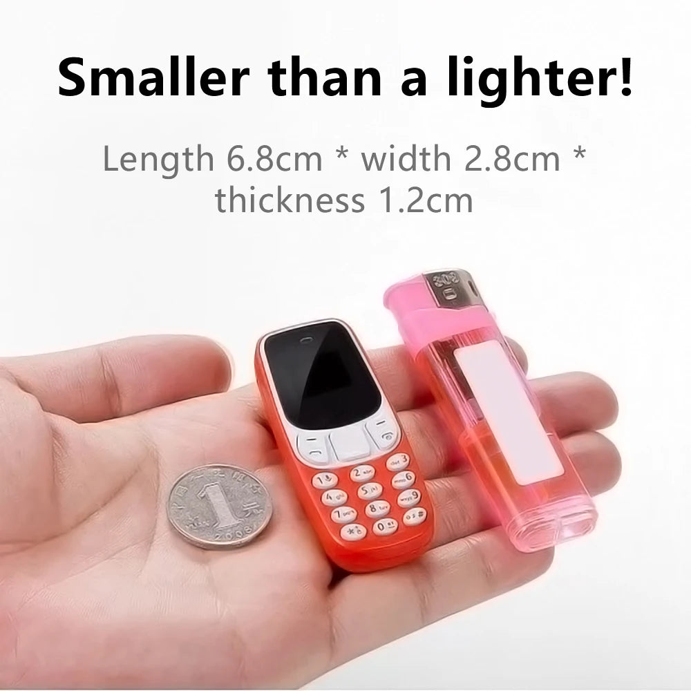 SERVO BM10 Mini Mobile Phone 2 SIM Card Bluetooth Earphone Voice Changer Dialer Low Radiation Sound Recording Small Cellphone Secondary image